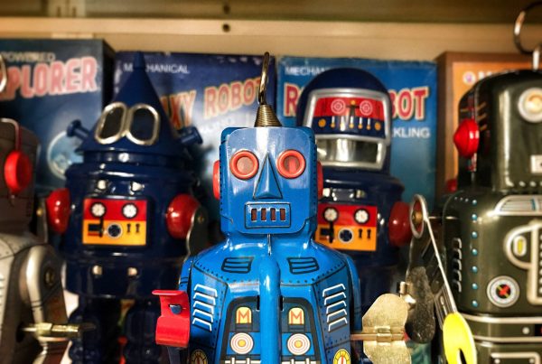 Robots de plastico